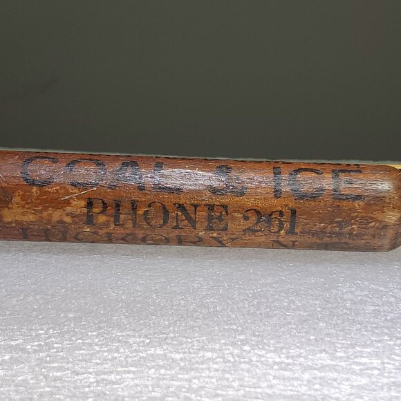 VINTAGE HICKORY ICE AND COAL CO. ICE PICK, CIRCA 1936, WITH 3 DIGIT PHONE NUMBER - Picture 3 of 5